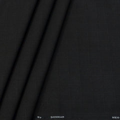 Trouser Fabric Donear 4Way Lycra Premium Broad Check Colour Chocolate