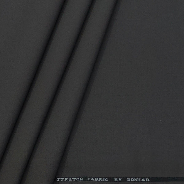 Trouser Fabric Donear 4Way Lycra Premium Plain Colour Zinc Grey