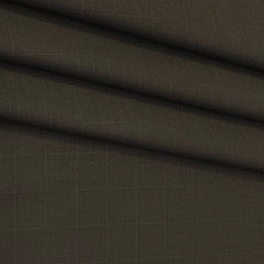 Trouser Fabric Donear 4Way Lycra Premium Broad Check Color Noir Brown