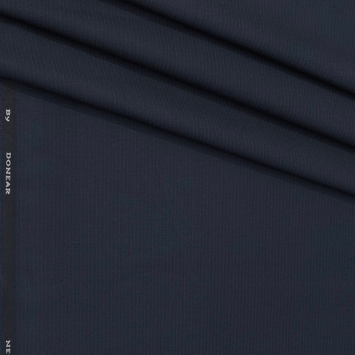 Trouser Fabric Donear 4Way Stretchable Premium Pin Lining Color Dark Blue