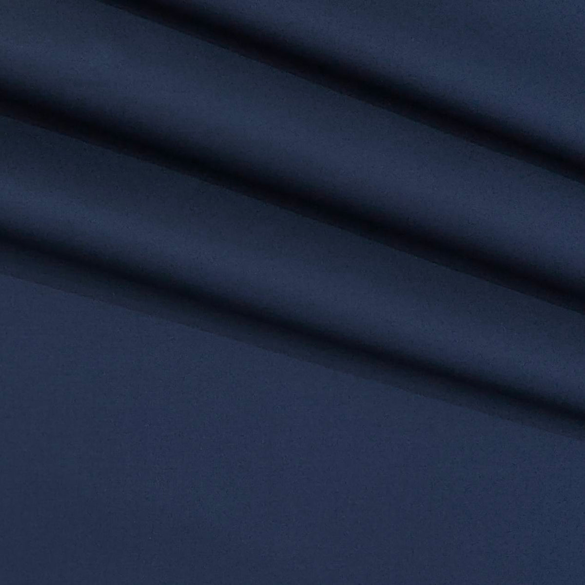 Trouser Fabric Donear Pure Cotton Lycra Plain Colour Dark Blue