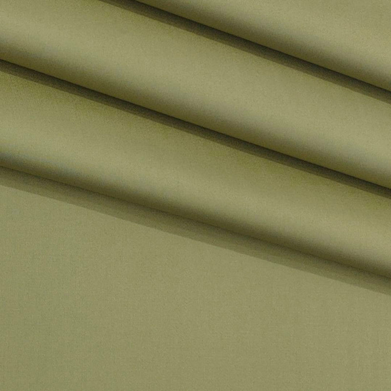 Trouser Fabric Donear Pure Cotton Lycra Plain Colour Faded Greenish Brown