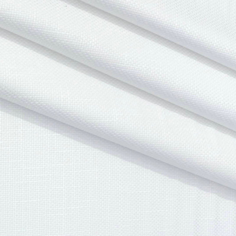 Trouser Fabric Donear Pure Cotton Lycra Textured Colour White