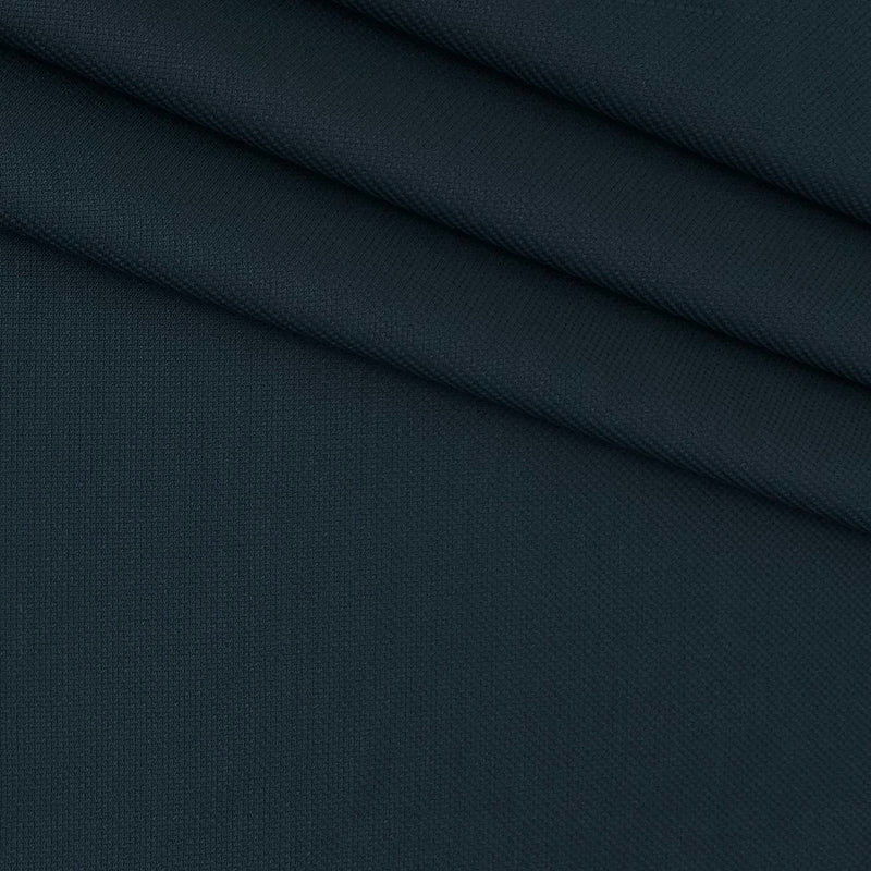 Trouser Fabric Donear Poly Viscose Textured Colour Prussian Green