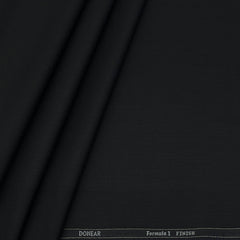 Trouser FabricDonear Poly Viscose Textured Colour Black