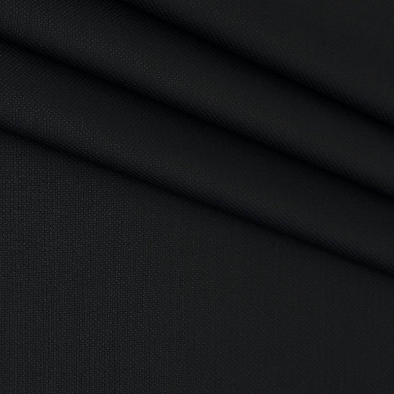 Trouser FabricDonear Poly Viscose Textured Colour Black