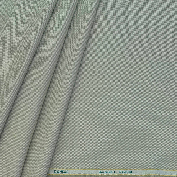 Trouser Fabric Donear Poly Viscose Zig Zag Colour Faded Green