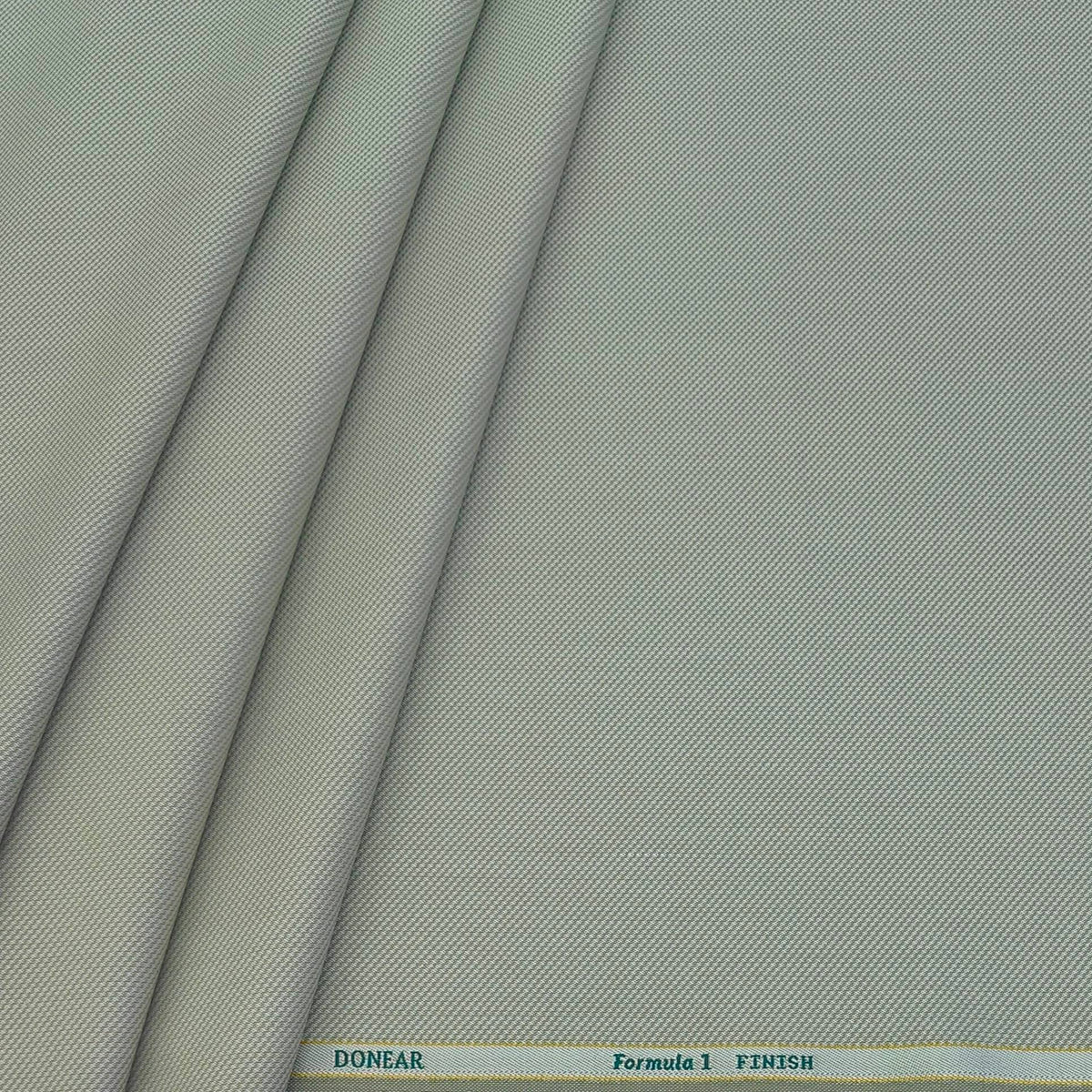 Trouser Fabric Donear Poly Viscose Zig Zag Colour Faded Green
