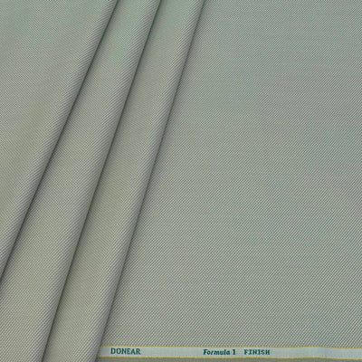 Trouser Fabric Donear Poly Viscose Zig Zag Colour Faded Green
