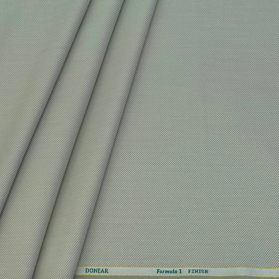 Trouser Fabric Donear Poly Viscose Zig Zag Colour Faded Green