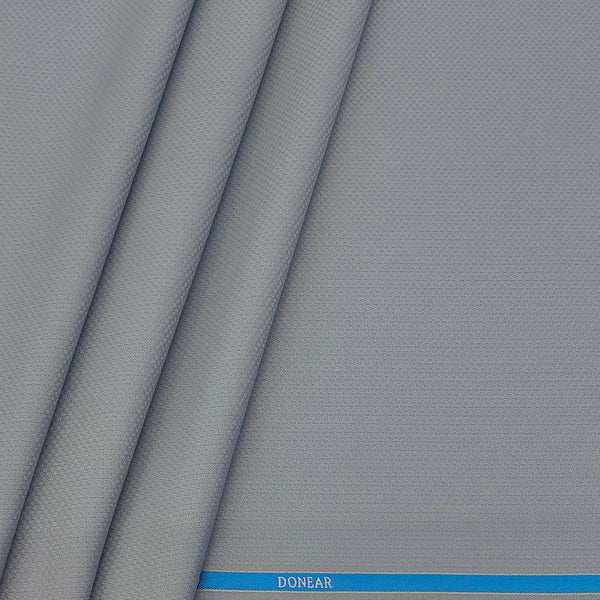 Trouser Fabric Donear Poly Viscose Zig Zag Colour Royal Silver