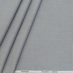 Trouser Fabric Donear Poly Viscose Zig Zag Colour Silver N Black