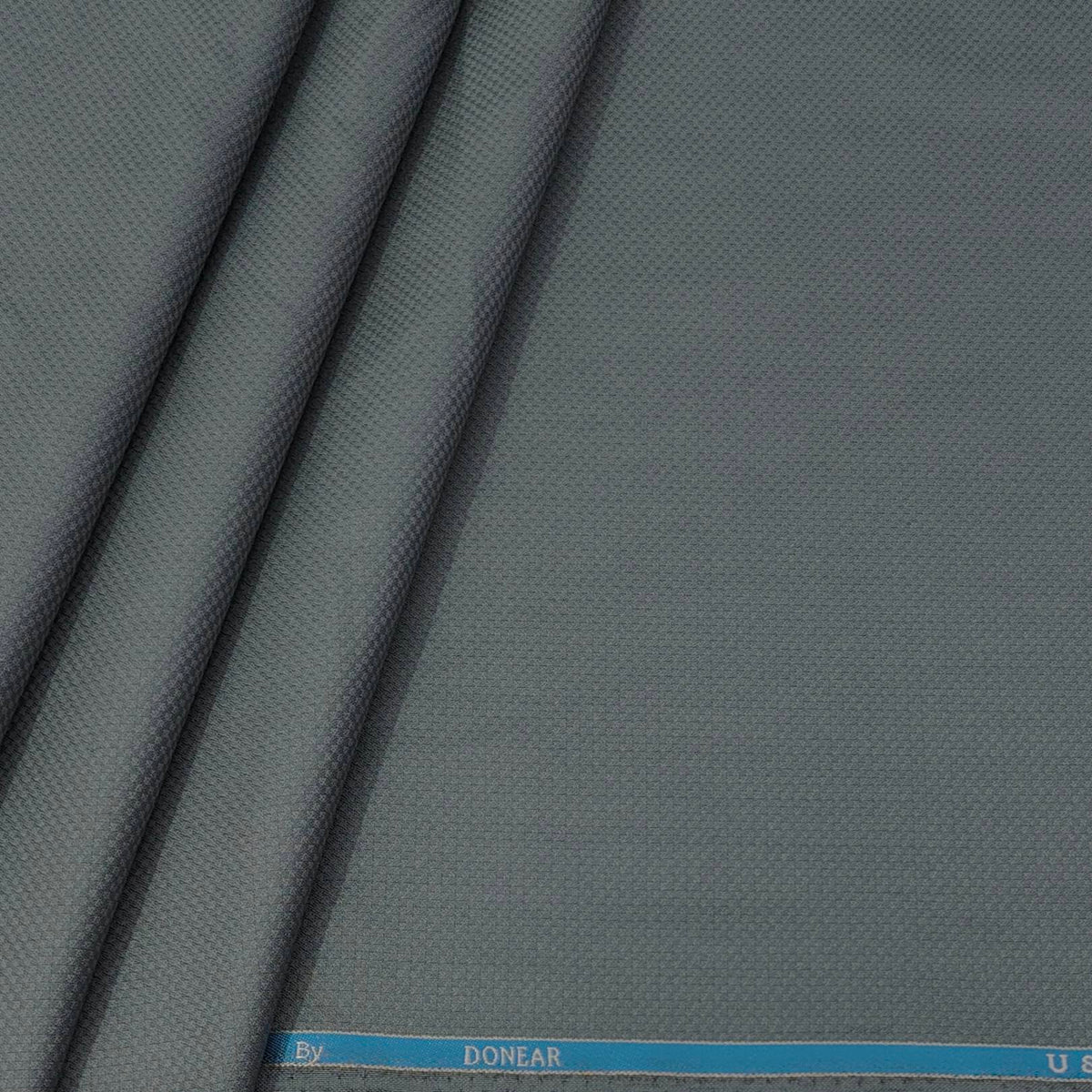 Trouser Fabric Donear Poly Viscose Textured Colour Bluish  Grey