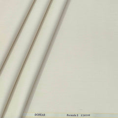 Trouser Fabric Donear Poly Viscose Textured Colour Cream