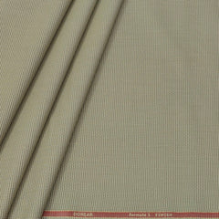 Trouser Fabric Donear Poly Viscose Zig Zag Colour Tan Brown