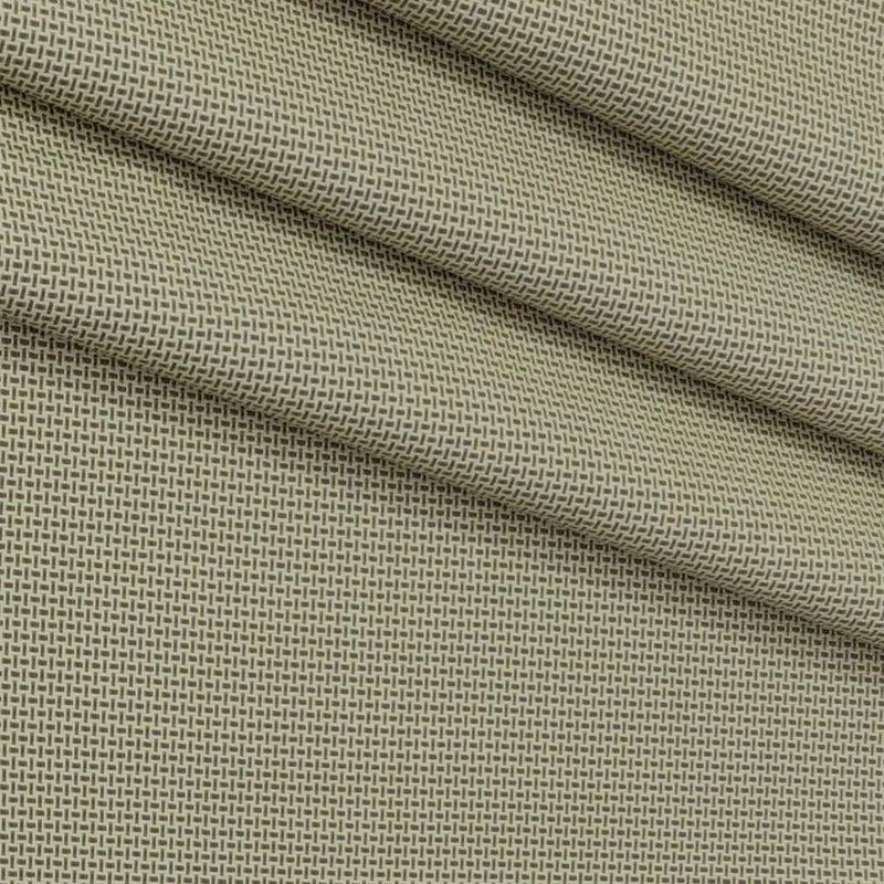 Trouser Fabric Donear Poly Viscose Zig Zag Colour Tan Brown