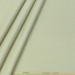 Trouser Fabric Donear Poly Viscose Zig Zag Colour Yelloish Green