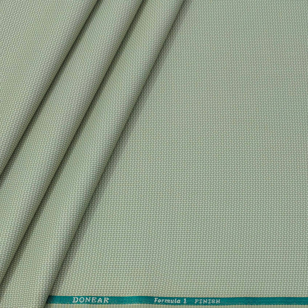 Trouser Fabric Donear Poly Viscose Zig Zag Colour Pista Green