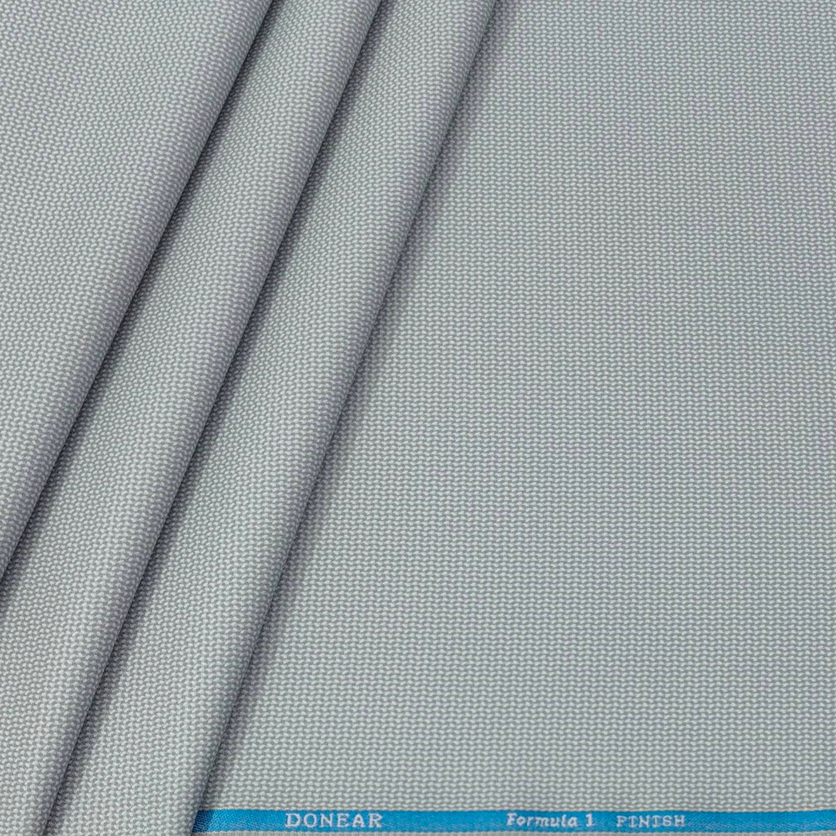 Trouser Fabric Donear Poly Viscose Zig Zag Colour Silver