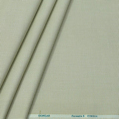 Trouser Fabric Donear Poly Viscose Zig Zag Colour Gin Green