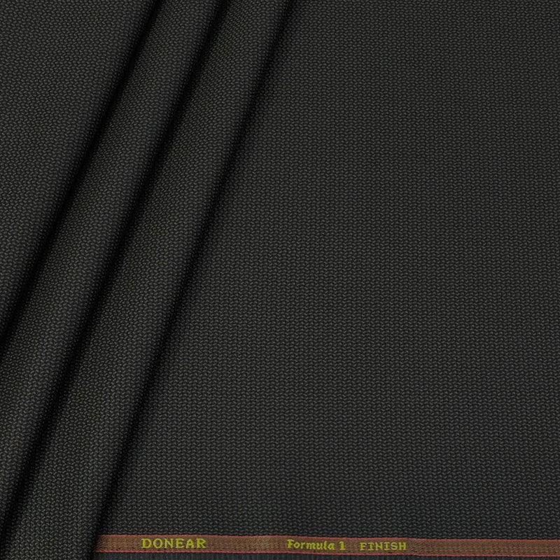 Trouser Fabric Donear Poly Viscose Zig Zag Colour Bistre Brown