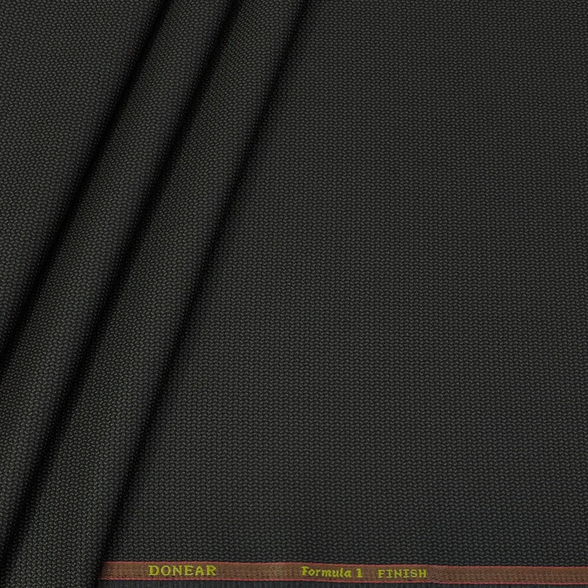 Trouser Fabric Donear Poly Viscose Zig Zag Colour Bistre Brown