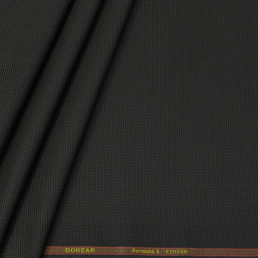 Trouser Fabric Donear Poly Viscose Zig Zag Colour Bistre Brown