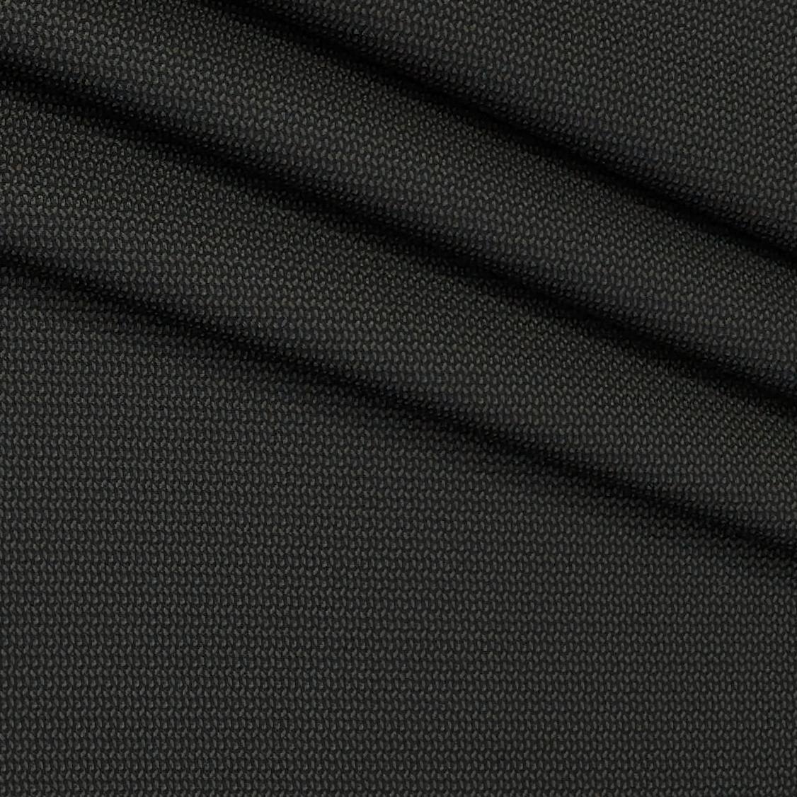Trouser Fabric Donear Poly Viscose Zig Zag Colour Bistre Brown