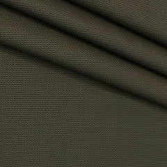 Trouser Fabric Donear Poly Viscose Zig Zag Colour Greenish Brown