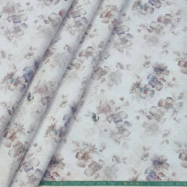 Shirt Fabric Mantire Poly Cotton Digital Print With Dobby Colour Multicolour