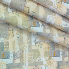 Shirt Fabric ManTire 100% Cotton Premium Linen Look Digital Print Colour Multicolour