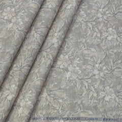 Shirt Fabric ManTire 100% Cotton Premium Linen Look Digital Print Colour Dusty Brown