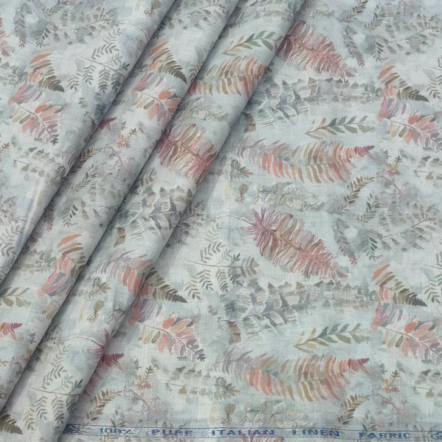 Shirt Fabric ManTire 100% Cotton Premium Linen Look Digital Print Colour Multicolour