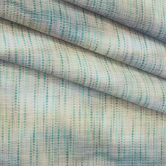 Shirt Fabric Mantire Poly Cotton Digital Print With Dobby Colour Greenish