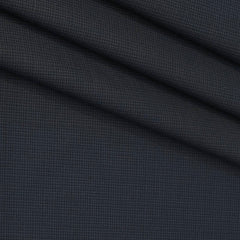 Trouser Fabric Donear 4Way Lycra Premium Pin Check Colour Dark Bluish Grey