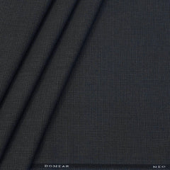 Trouser Fabric Donear 4Way Lycra Premium Pin Check Colour Grey