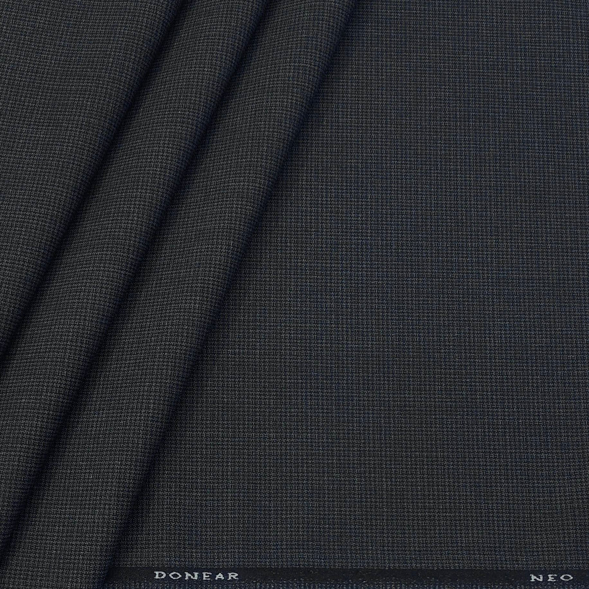Trouser Fabric Donear 4Way Lycra Premium Pin Check Colour Grey