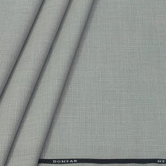 Trouser Fabric Donear 4Way Lycra Premium Pin Check Colour Light Greenish Grey