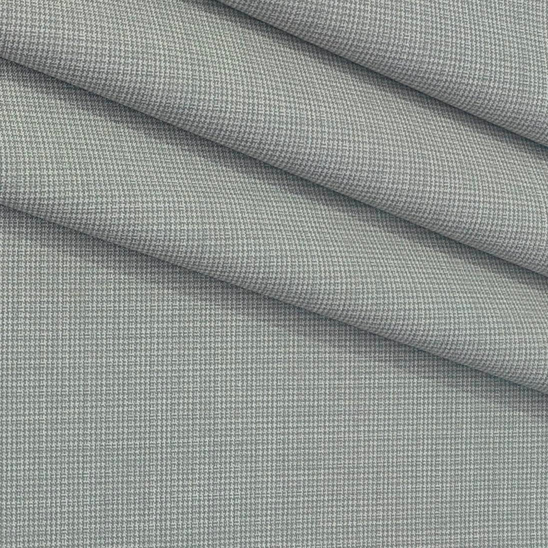 Trouser Fabric Donear 4Way Lycra Premium Pin Check Colour Light Greenish Grey