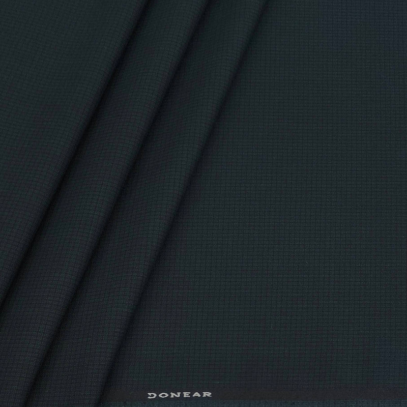 Trouser Fabric Donear 4Way Lycra Premium Pin Check Color Jungle Green