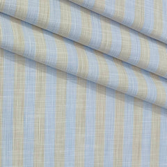 Shirt Fabric Raymond 100% Cotton Patta Lining With Slub Colour Blue N Brown