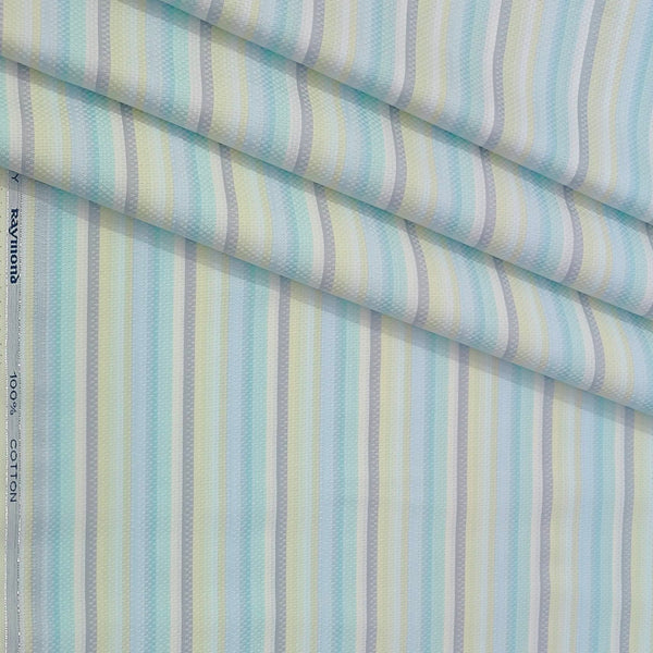 Shirt Fabric Raymond 100% Cotton Lining Colour Mint Green