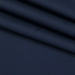 Shirt Fabric Raymond 70s Giza Cotton Plain Colour Dark Blue