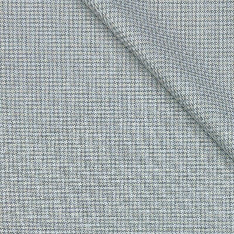 Trouser Fabric Raymond Poly Viscose ZigZag Colour Silver Grey
