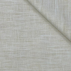 Trouser Fabric Raymond Poly Cotton Linen Look Slub Colour Ash Brown