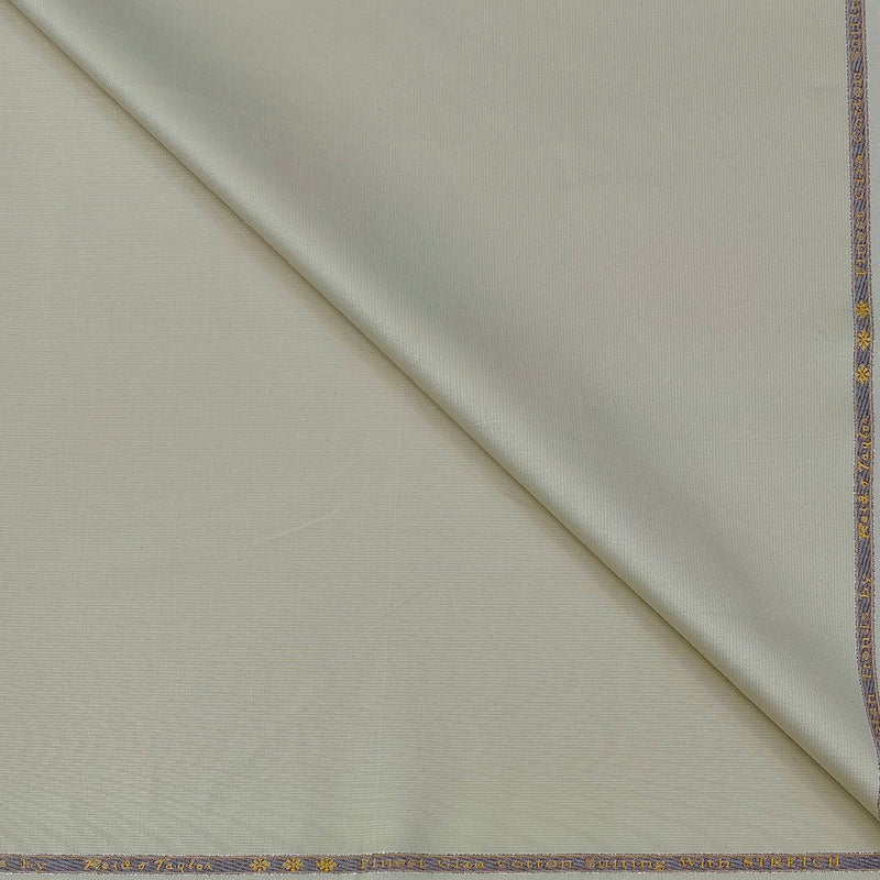 Trouser Fabric Reid & Taylor Super Fine Giza Cotton Plain Color Cream