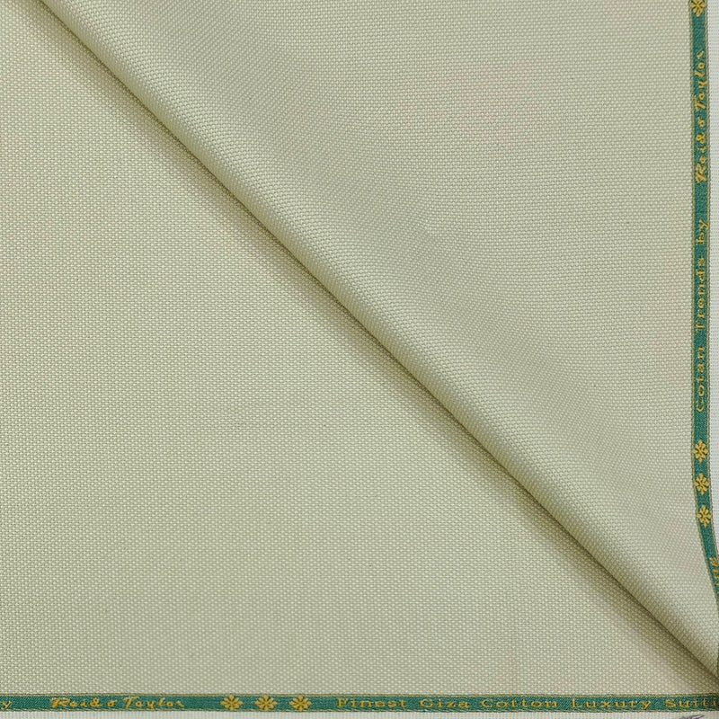 Trouser Fabric Reid & Taylor Super Fine Giza Cotton Dobby Color Light Brown