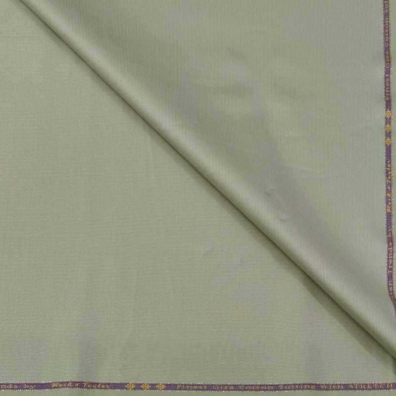 Trouser Fabric Reid & Taylor Super Fine Giza Cotton Plain Color Dull Brown