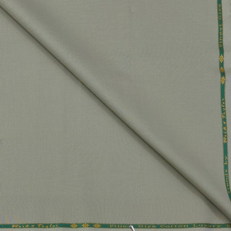 Trouser Fabric Reid & Taylor Super Fine Giza Cotton Pin Check Color Dusty Brown