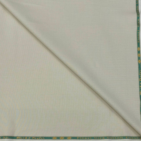 Trouser Fabric Reid & Taylor Super Fine Giza Cotton Pin Check Color Light Brown